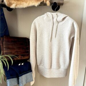 Old Navy Cream Textured Hoodie